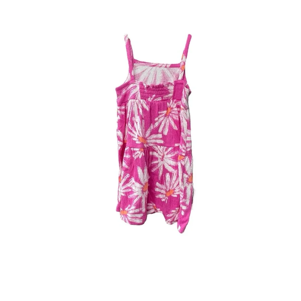 Carter's Baby Girl Dress 12M NWT Pink Daisy Tiered‎ Sundress